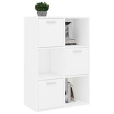 Storage Cabinet White 60x29.5x90 cm Engineered Wood 801134