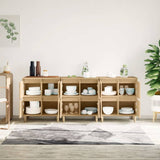 Sideboards 3 pcs Sonoma Oak 60x35x70 cm Engineered Wood 3185770