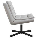 Swivel Chair Cloud Grey 63 x 75 x 76 cm Fabric 42007358