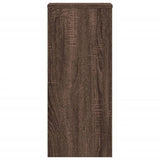 Plant Stands 2 pcs Brown Oak 30x30x70 cm Engineered wood 852930