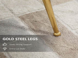 Velvet-Feel Shell Accent Chair - Grey T3398P343000