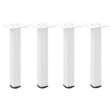 Coffee Table Legs 4 pcs White 42-44 cm Steel 4012453