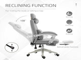 Office Chair, Ergonomic Desk Chair, High Back Fabric Work Chair with 160&deg Reclining Backrest, T3398P328209