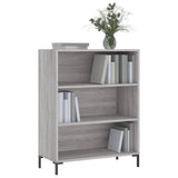 Bookcase Grey Sonoma 69.5x32.5x90 cm Engineered Wood 828370