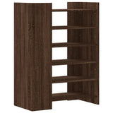 Shoe Cabinet Brown Oak 74.5x37.5x100 cm Engineered Wood 848436