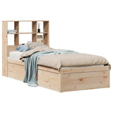 Bed Frame without Mattress 100x200 cm Solid Wood Pine 3323461