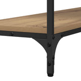 Console Table Artisan Oak 100 x 30 x 75 cm Engineered wood 883541