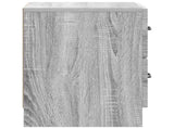 Bedside Cabinet Grey Sonoma 43 x 34.5 x 44.5 cm Engineered Wood 895687
