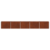 Raised Garden Bed Rusty 400 x 40 x 55 cm corton 8006281