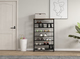 8-Tier Shoe Rack, Shoe Storage Organizer with Mesh Shelves, Free Standing Shoe Shelf Stand for 21-24 T3398P344399