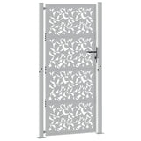 Garden Gate 100x200 cm Weathering Steel Leaf Design 4100968