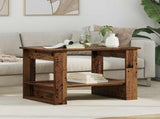 Coffee Table Old Wood 72 x 50 x 50 cm Engineered Wood 8000194