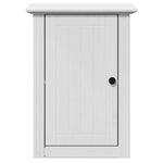 ZNTS 3 Piece Bathroom Furniture Set BODO White Solid Wood Pine 3307647