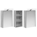 Bathroom Cabinet Set 3 pcs 116 x 16 x 62.5 cm Engineered wood 3403821