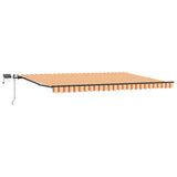 Retractable Awning Yellow and Orange 500 x 300 cm 3331248