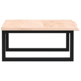 Basin Shelf Wall Mounted Steel and Solid Wood Oak 3302593