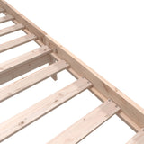 3101348 Bed Frame without Mattress Solid Wood 140x200 cm