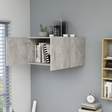 Wall Mounted Cabinet Concrete Grey 80x39x40 cm Engineered Wood 802799