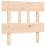 Bed Frame without Mattress Single Solid Wood Pine 3193301