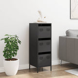 Highboard Black 39x35x103.5 cm Steel 851400