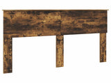 Storage Bed with Drawer Smoked Oak 140 x 190 cm Engineered Wood 3408456