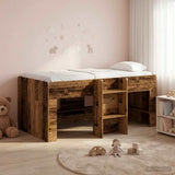 Kids'High Bed Frame 2 pcs Old Wood 163 x 101.1 x 68.5 cm 3422577