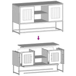 ZNTS TV Cabinet Olive Green 100.5x39x60.5 cm Steel 853384