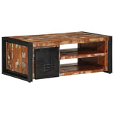 Coffee Table Multicolour 90x50x36 cm Solid Wood Reclaimed 4013554