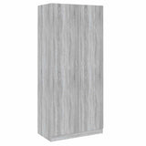 Wardrobe Grey Sonoma 90x50x200 cm Engineered Wood 815355