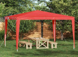 Party Tent 250 x 250 x 240 cm Red PE and Steel 42032986