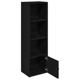 Bookcase Black Oak 31x24x102 cm Engineered Wood 860338