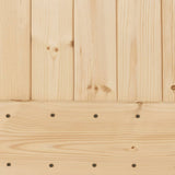 Sliding Door with Hardware Set 70x210 cm Solid Wood Pine 3203215