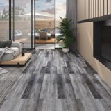 Non Self-adhesive PVC Flooring Planks 5.26 m 2 mm Shiny Grey 146571