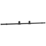 Sliding Door with Hardware Set Black 102x205 cm ESG Glass 3375923