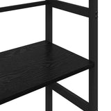Bookshelf Black Oak 40 x 29.5 x 149 cm Engineered Wood 883910