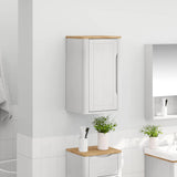 Bathroom Wall Cabinet with Shelf FLORO White 35 x 30 x 60 cm 42011236
