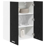 Hanging Cabinet Black Oak 60 x 31 x 80 cm Engineered Wood 884275