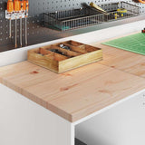 Garage Cabinets 2 pcs White Engineered Wood 3328269