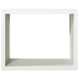 Firewood Rack White 100x40x80 cm Steel 850976