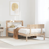 Bed Frame without Mattress 90x200 cm Solid Wood Pine 3306613