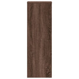 Plant Stand Brown Oak 33x33x100 cm Engineered Wood 852957