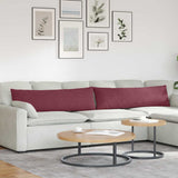 Sofa Pillows 2 pcs Wine Red 145 x 40 cm Fabric 42013828