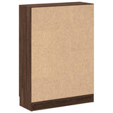 Book Cabinet Brown Oak 82.5x30.5x115 cm Engineered Wood 833788