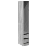 Wardrobe Grey Sonoma 30x50x200 cm Engineered Wood 3307743