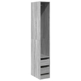 Wardrobe Grey Sonoma 30x50x200 cm Engineered Wood 3307743