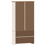 Bookcase VIGO White 85x35x170 cm Solid Wood Pine 353197