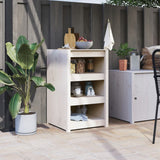 Outdoor Kitchen Cabinet MEPPEL White 55x55x92 cm Solid Wood Pine 832342