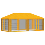 Gazebo Cover with Sidewalls Yellow 600.5 x 300.5 cm Polyester 900442