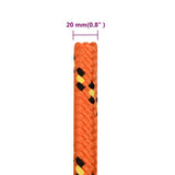 Boat Rope Orange 20 mm 100 m Polypropylene 152687