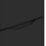 Storage Cabinet 60 x 48 x 57 cm Engineered Wood Black 888828